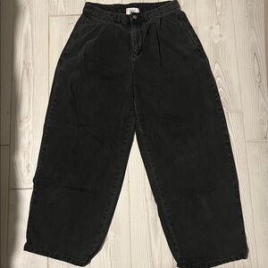 Black Baggy High Waist Jeans